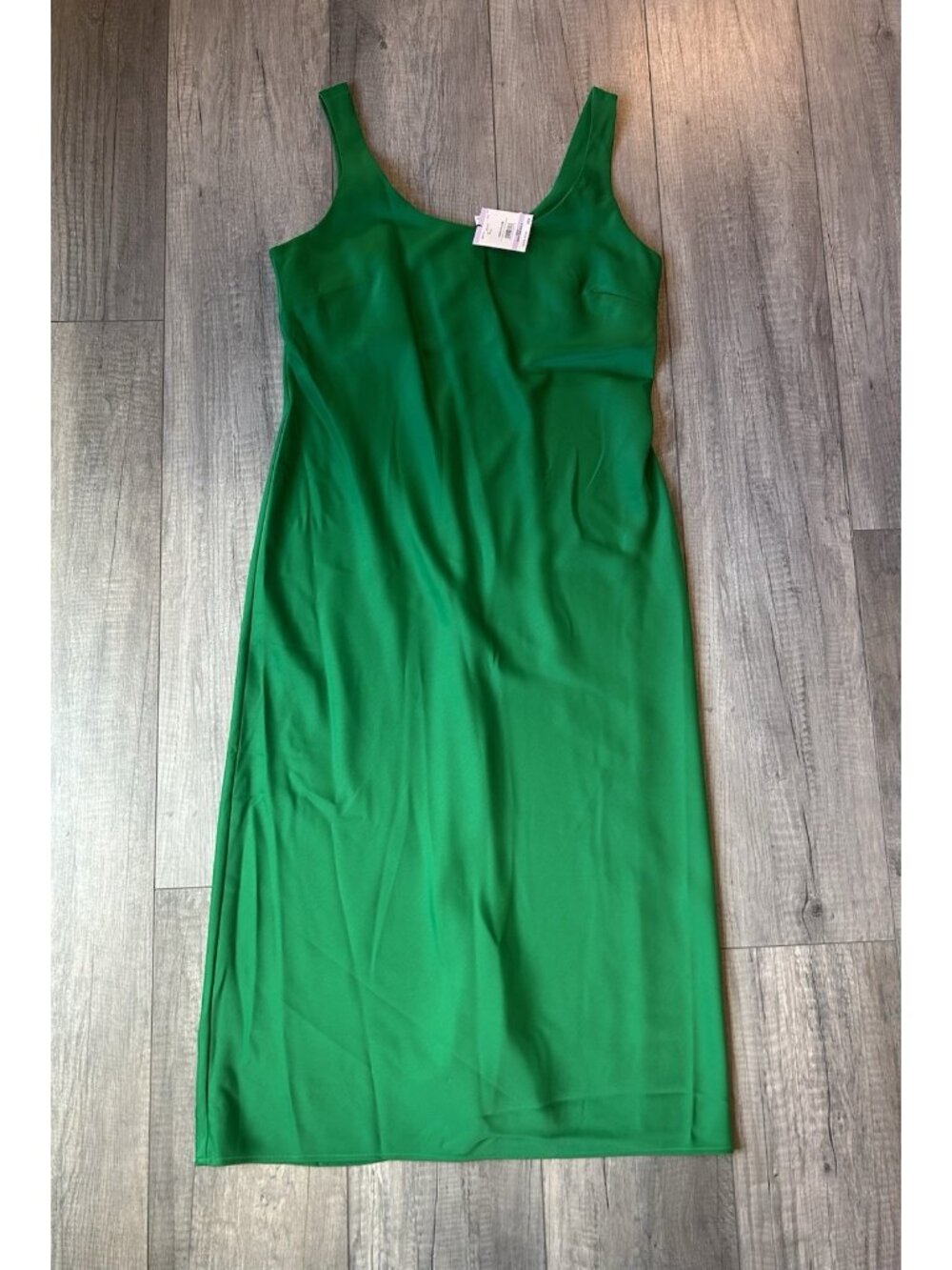 Anne Klein Sheath Midi Dress Size 6 NWT Sleeveless Green spring Wedding Guest - Picture 13 of 16
